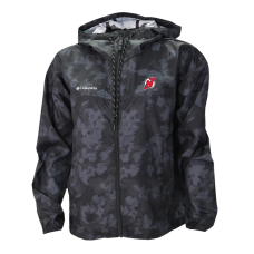 Женская джерси New Devils Columbia Black Flash Challenger Omni-Shade Full-Zip Windbreaker Jacket