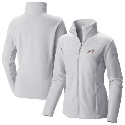 Женская джерси New Devils Columbia White Give & Go II Fleece Full-Zip Jacket