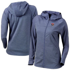 Женская толстовка Florida Panthers Columbia Navy Half Shot Omni-Wick Raglan Full-Zip Женская толстовка Florida Panthers Columbia Navy Half Shot Omni-Wick Raglan Full-Zip