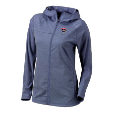 Женская толстовка Florida Panthers Columbia Navy Half Shot Omni-Wick Raglan Full-Zip Женская толстовка Florida Panthers Columbia Navy Half Shot Omni-Wick Raglan Full-Zip