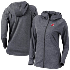 Женская толстовка New Jersey Devils Columbia Black Half Shot Omni-Wick Raglan Full-Zip Женская толстовка New Jersey Devils Columbia Black Half Shot Omni-Wick Raglan Full-Zip