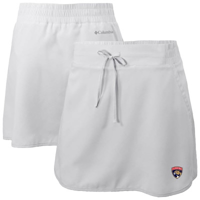 Женская Florida Panthers Columbia White Lakewood Pines Omni-Wick Skort