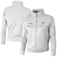 Женская джерси New Devils Columbia White Omni-Wick Cropped River Fleece Full-Zip Jacket