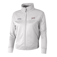 Женская джерси New Devils Columbia White Omni-Wick Cropped River Fleece Full-Zip Jacket