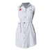 Женская джерси New Devils Columbia Light Blue Sun Drifter Woven Dress