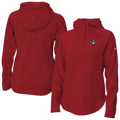 Женская толстовка Florida Panthers Columbia Red Sweater Weather Quarter-Snap