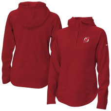 Женская толстовка New Jersey Devils Columbia Red Sweater Weather Quarter-Snap Женская толстовка New Jersey Devils Columbia Red Sweater Weather Quarter-Snap