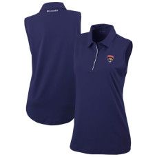 Женская Florida Panthers Columbia Navy Tend the Ball Omni-Wick Tank Top