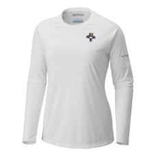 Женская футболка с длинным рукавом Florida Panthers Columbia White Omni-Shade Tidal Tee II Raglan