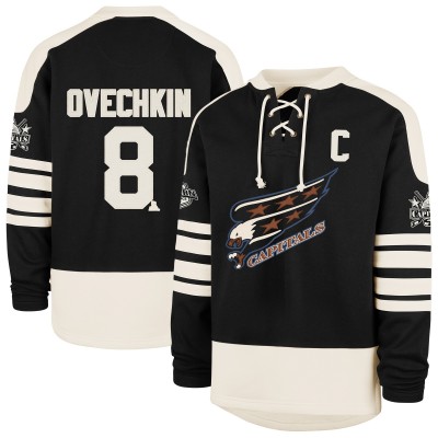 Кофта Washington Capitals Alexander Ovechkin 47 Black Player Name & Number Sweep Check Eternal Lacer