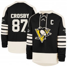 Кофта Pittsburgh Penguins Sidney Crosby 47 Black Player Name & Number Sweep Check Eternal Lacer
