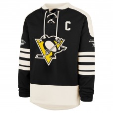 Кофта Pittsburgh Penguins Sidney Crosby 47 Black Player Name & Number Sweep Check Eternal Lacer