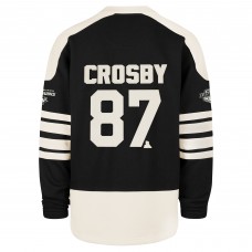 Кофта Pittsburgh Penguins Sidney Crosby 47 Black Player Name & Number Sweep Check Eternal Lacer