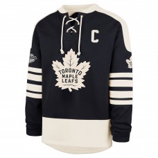 Toronto Maple Leafs Auston Matthews 47 Navy Player Name & Number Sweep Check Eternal Lacer Sweatshirt