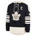 Toronto Maple Leafs Auston Matthews 47 Navy Player Name & Number Sweep Check Eternal Lacer Sweatshirt