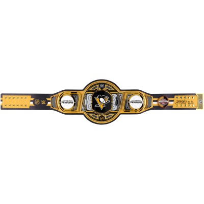Kris Letang Pittsburgh Penguins Autographed Fanatics Authentic WWE Legacy Title Belt with 3X SC Champ Inscription - Limited Edition of 5