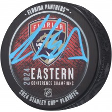 Шайба Aaron Ekblad Florida Panthers Autographed Fanatics Authentic 2024 Eastern Conference Champions