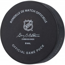 Шайба Marco Rossi Minnesota Wild Autographed Fanatics Authentic Official Game with Lets Go Wild Inscription