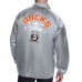Бомбер Anaheim Ducks Starter Gray Retro Logo Raglan Coaches