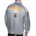Бомбер Boston Bruins Starter Gray Retro Logo Raglan Coaches