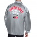 Куртка на кнопках Carolina Hurricanes Starter Gray Retro Logo Raglan Coaches