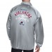Colorado Avalanche Starter Gray Retro Logo Raglan Coaches Full-Snap Jacket