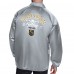 Куртка на кнопках Vegas Golden Knights Starter Gray Retro Logo Raglan Coaches