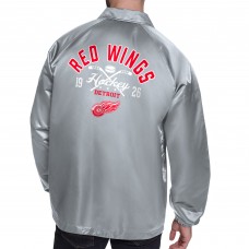 Бомбер Detroit Red Wings Starter Retro Logo Raglan Coaches - Gray
