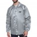 Los Angeles Kings Starter Gray Retro Logo Raglan Coaches Full-Snap Jacket