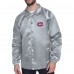 Montreal Canadiens Starter Gray Retro Logo Raglan Coaches Full-Snap Jacket Montreal Canadiens Starter Gray Retro Logo Raglan Coaches Full-Snap Jacket