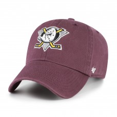Бейсболка Anaheim Ducks 47 Purple Alternate Logo Clean Up