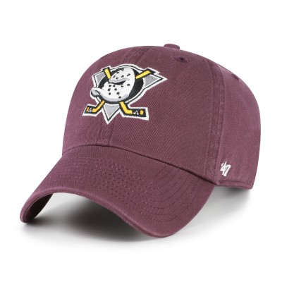 Бейсболка Anaheim Ducks 47 Purple Alternate Logo Clean Up