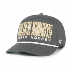 Бейсболка Vegas Golden Knights 47 Charcoal Byline Hitch