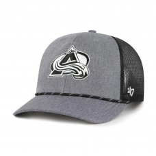 Бейсболка Colorado Avalanche 47 Gray Carbon Rope Trucker