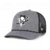 Бейсболка Pittsburgh Penguins 47 Gray Carbon Rope Trucker Бейсболка Pittsburgh Penguins 47 Gray Carbon Rope Trucker