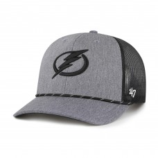 Бейсболка Tampa Bay Lightning 47 Gray Carbon Rope Trucker