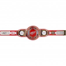 Alex DeBrincat Detroit Red Wings Autographed Fanatics Authentic WWE Legacy Title Belt with Lets Go Red Wings Inscription - Limited Edition of 5 Alex DeBrincat Detroit Red Wings Autographed Fanatics Authentic WWE Legacy Title Belt with Lets Go Red Wings Inscription - Limited Edition of 5