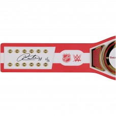 Patrick Kane Detroit Red Wings Autographed Fanatics Authentic WWE Legacy Title Belt with Showtime Inscription - Limited Edition of 5 Patrick Kane Detroit Red Wings Autographed Fanatics Authentic WWE Legacy Title Belt with Showtime Inscription - Limited Edition of 5
