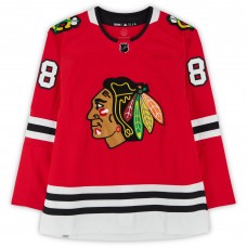 Игровая джерси Patrick Kane Chicago Blackhawks Autographed Fanatics Authentic Red adidas Authentic with 3x SC Champ & Showtime Inscriptions - Limited Edition of 25