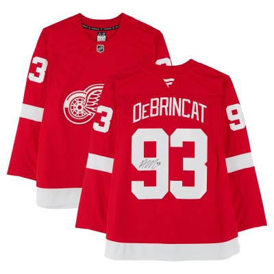 Alex DeBrincat Detroit Red Wings Autographed Fanatics Authentic Red Fanatics Premium Jersey