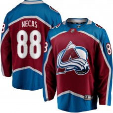 Джерси Colorado Avalanche Martin Necas Fanatics Burgundy Breakaway