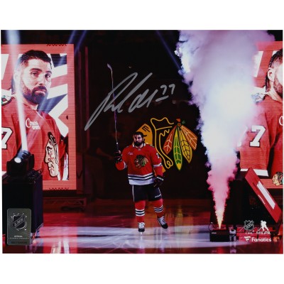 Pat Maroon Chicago Blackhawks Autographed Fanatics Authentic 8 x 10 Pregame Intro Photograph