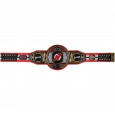 Luke Hughes New Jersey Devils Autographed Fanatics Authentic WWE Legacy Title Belt with Lets Go Devils Inscription - Limited Edition of 5