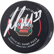 Pat Maroon Chicago Blackhawks Autographed Fanatics Authentic 2025 NHL Winter Classic Official Game Puck