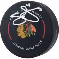 Seth Jones Chicago Blackhawks Autographed Fanatics Authentic Official Game Puck
