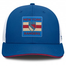 Бейсболка New York Rangers Fanatics Blue/White Centennial Authentic Pro Structured Trucker