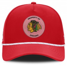 Бейсболка Chicago Blackhawks Fanatics Red Centennial Pinched Front Бейсболка Chicago Blackhawks Fanatics Red Centennial Pinched Front