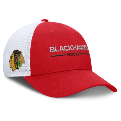 Бейсболка Chicago Blackhawks Fanatics Red/White Centennial