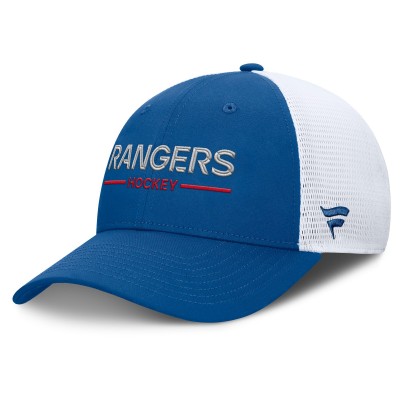 Бейсболка New York Rangers Fanatics Blue/White Centennial Authentic Pro Structured Trucker