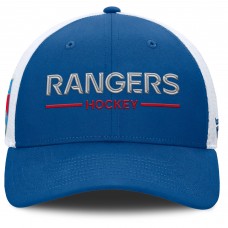 Бейсболка New York Rangers Fanatics Blue/White Centennial Authentic Pro Structured Trucker Бейсболка New York Rangers Fanatics Blue/White Centennial Authentic Pro Structured Trucker